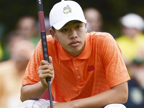 The Masters 2013 Guan Tianlang Learns A Harsh Lesson After Slow Play