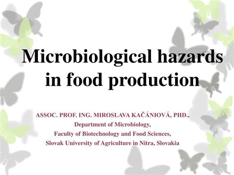 Ppt Microbiological Hazards In Food Production Powerpoint Presentation Id 1605549