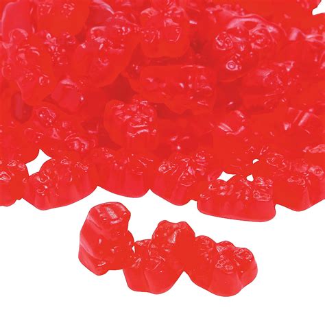 Red Gummy Bear 5lb Edibles 565 Pieces