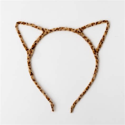 Special Offer Pretty Kitty Cat Ears Headband Leopard Brown
