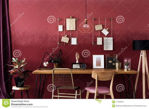 Sophisticated Home Office Interior Stock Image Image Of Design