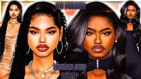 Urban Sim Dump 4💎 Cc And Sim Download Sims 4 Cas Youtube