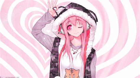 Hoodie Kawaii Shy Anime Girl Anime Wallpaper Hd