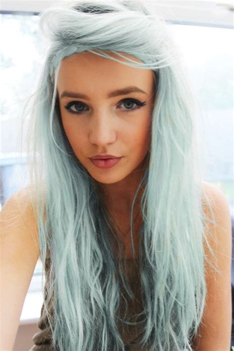 What Color Should You Dye Your Hair Blue Colors Gray