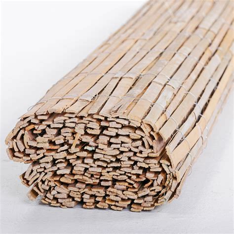 Natural Raw Split Bamboo Fencing Forever Bamboo