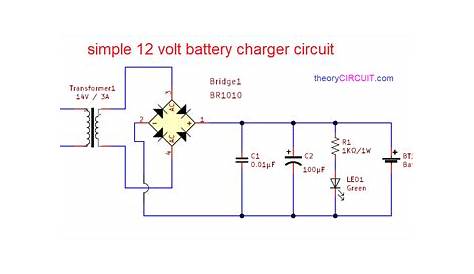 battery charger control circuit diagram