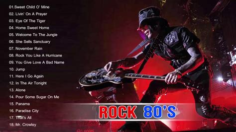 Best Of 80s Rock 80s Rock Music Hits Best Rock Songs Of The 1980s