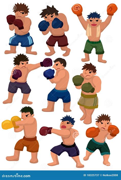 Cartoon Boxer Vector Illustration 29722700