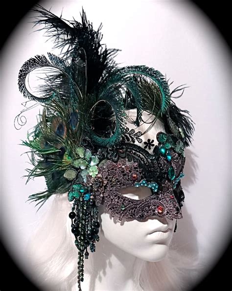 Peacock Mask Venetian Masquerade Ball Masks Carnevale Masks Etsy