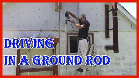 Some localities require installation of two grounding rods. HOW TO INSTALL A GROUND ROD WITH MY BOSCH RH432VCQ 1-1/4 ...