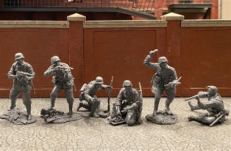 Wwii Plastic Toy Soldiers Plastic Platoon Toy Soldiers