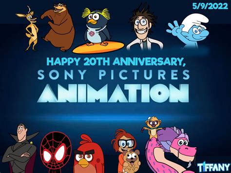 Happy 20th Anniversary Sony Pictures Animation By Angrybirdstiff On