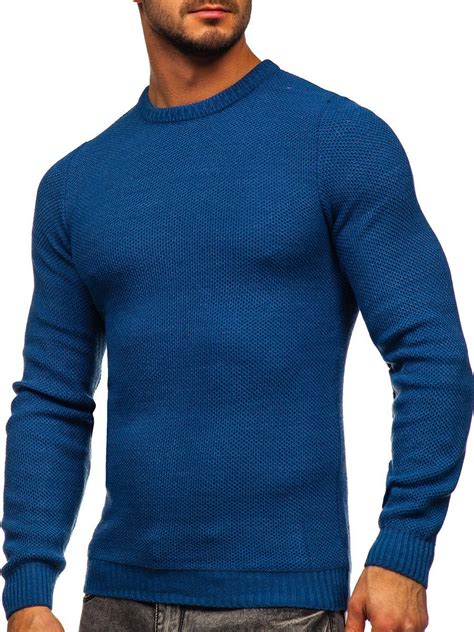 Suéter Para Hombre Color Azul Bolf 4629 Azul