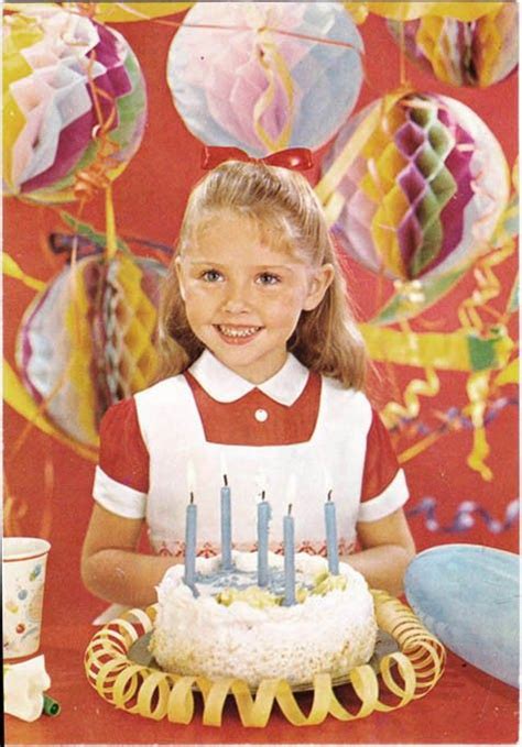 Vintage Postcard 5th Birthday Cake Retro Girl With Party Etsy Vintage Birthday Parties