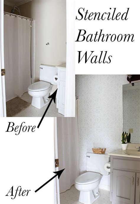 Before And After Pictures Of A Bathroom Remodel With White Walls Tile