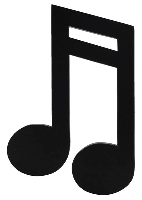 Large Music Note Template Clip Art Library