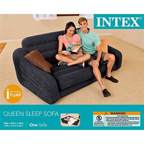Intex Inflatable Queen Size Sofa Bed Inflatable Lounge Chair