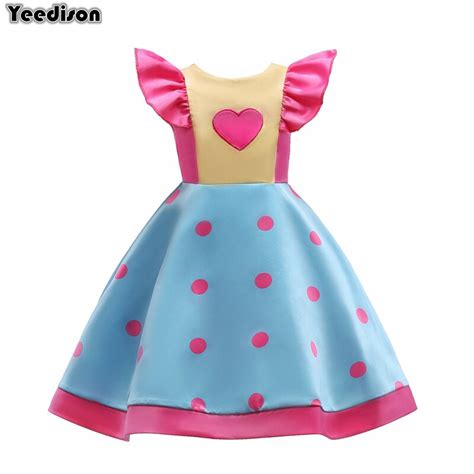 Yeedison Bow Girls Summer Dress Cute Dot Print Children Party Princess
