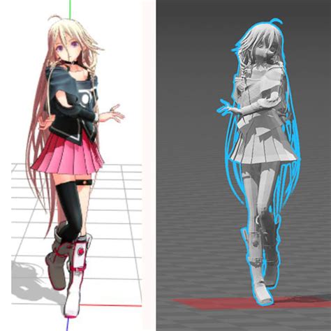 Convert Mmd Models Into A 3d Printable File Type By Gronki6c
