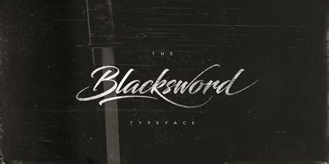 Blacksword Font Free Dafont Free