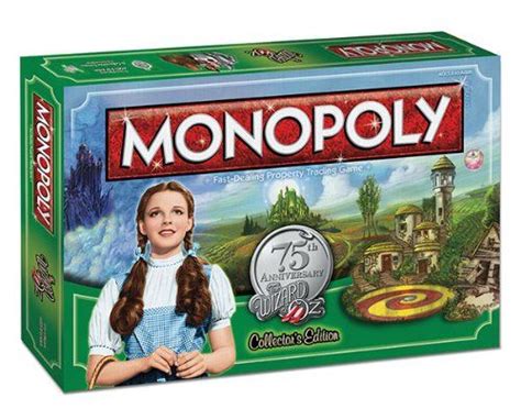 Monopoly The Wizard Of Oz Board Game 75th Anniversary Collectors