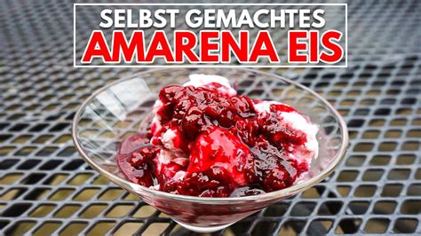 Amarena Kirsch Eis Selber Machen Sommer Klassiker Aus Sauerkirschen