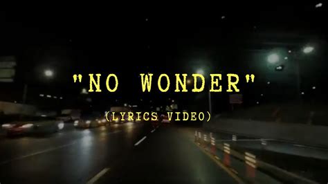 Alex Sevenrings No Wonder Lyrics Video Youtube