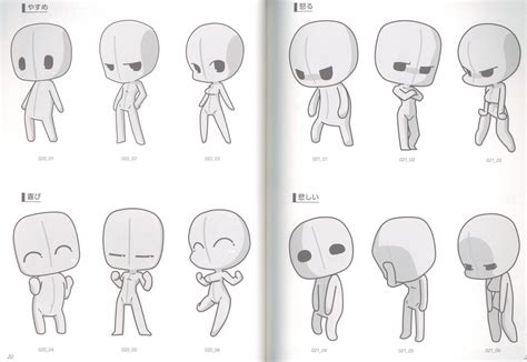 How To Draw Chibi Body Poses