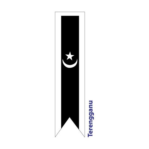 Terengganu Flag 2x8ft Banner Bendera Terengganu 2x8ft Polyester Lazada