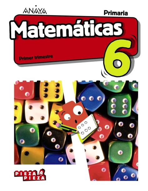 MatemÁticas 6º Educacion Primaria Pieza A Pieza Ed 2019 Con Isbn