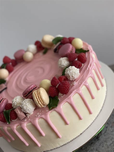 Homemade Pink Funfetti Cake With Vanilla Buttercream Rfood