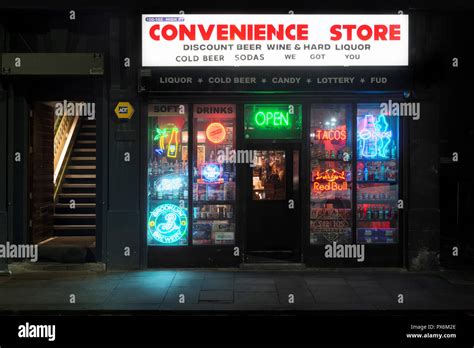 The Convenience Store Bar Located On High Street In The Northern