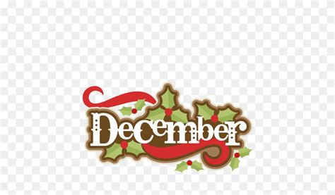 Month Of December Christmas Clip Art Months The Year Clip Christmas