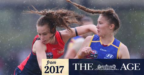 Aflw Lions Beat Melbourne In A Stormy Encounter