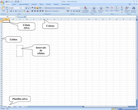 Como Sao Organizadas As Linhas E Colunas No Excel ENSINO
