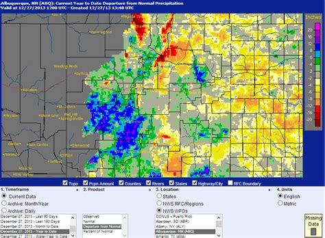 Temperatures in celsius or fahrenheit. 2013 Rainfall Totals For New Mexico - One Extreme To The ...