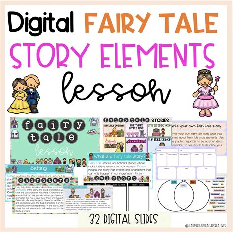 Fairy Tale Story Elements Lesson Digital Slides Story Elements