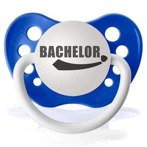 Shop Personalized Pacifiers Bachelor Pacifier In Blue Free Shipping On Orders Over