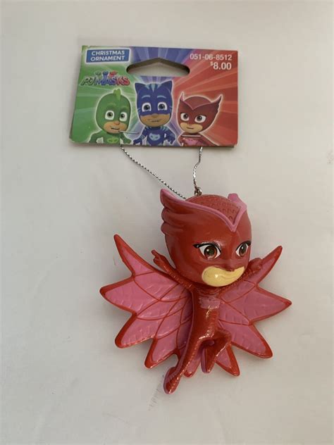 Pj Masks Red Owlette Christmas Tree Ornament New Ebay