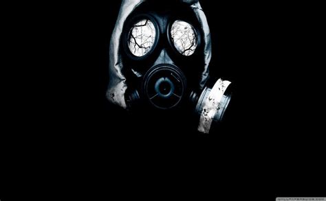 Scary Avatar Hd Wallpaper Gas Mask Cool Anime