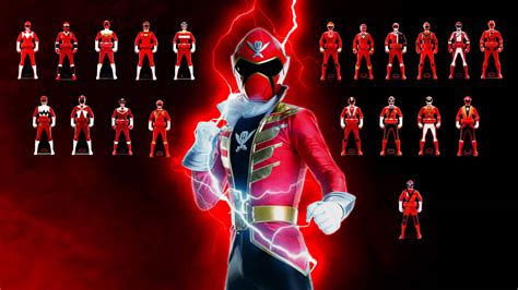 Power Rangers Super Megaforce Red Ranger 003 By Super Tybone82 On