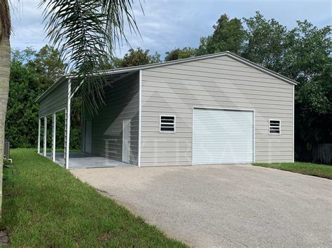 30x40x14 Steel Garage Garage Building Kit Immediate Pricing Available