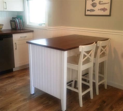 For the larger kitchen this ikea kitchen island hack takes a hemnes dresser. Salt Marsh Cottage: Ikea Kitchen Island Hack