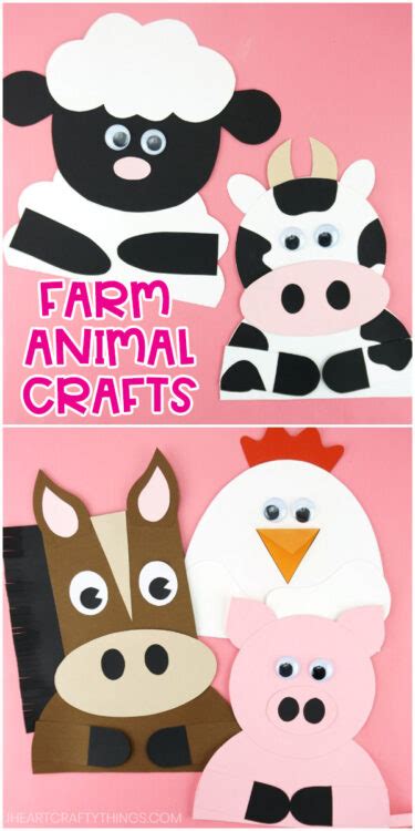 Farm Animal Crafts I Heart Crafty Things