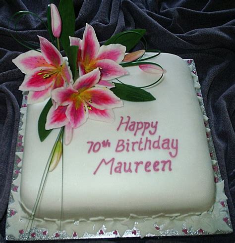 Stargazer Lily Birthday Cake Flickr Photo Sharing