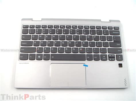 Lenovo Ideapad Yoga 720 12ikb 12 Palmrest Us Keyboard Bezel Backlit Silver