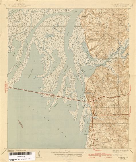 Alabama Topographic Maps Perry Castañeda Map Collection Ut Library