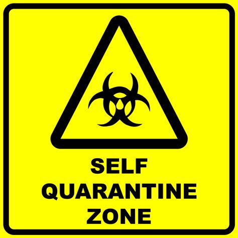 Corflute Self Quarantine Signs Newprint Hrg Print And Sign Solutions