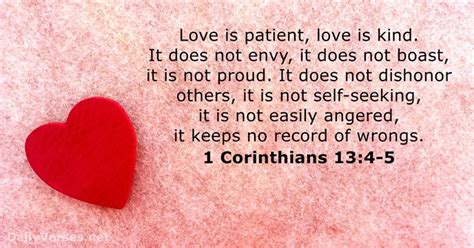 Corinthians Scripture About Love Corinthians Kind Scripture Patient