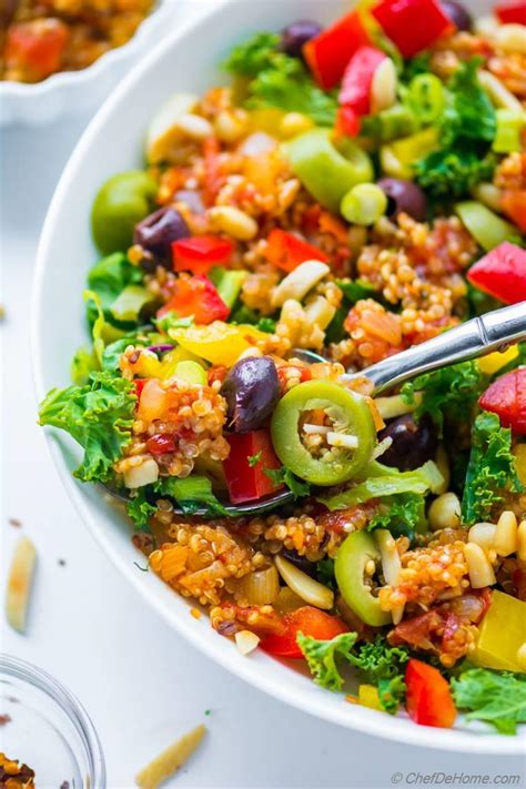 Ultimate Greek Quinoa Salad Recipe Chefdehome Com